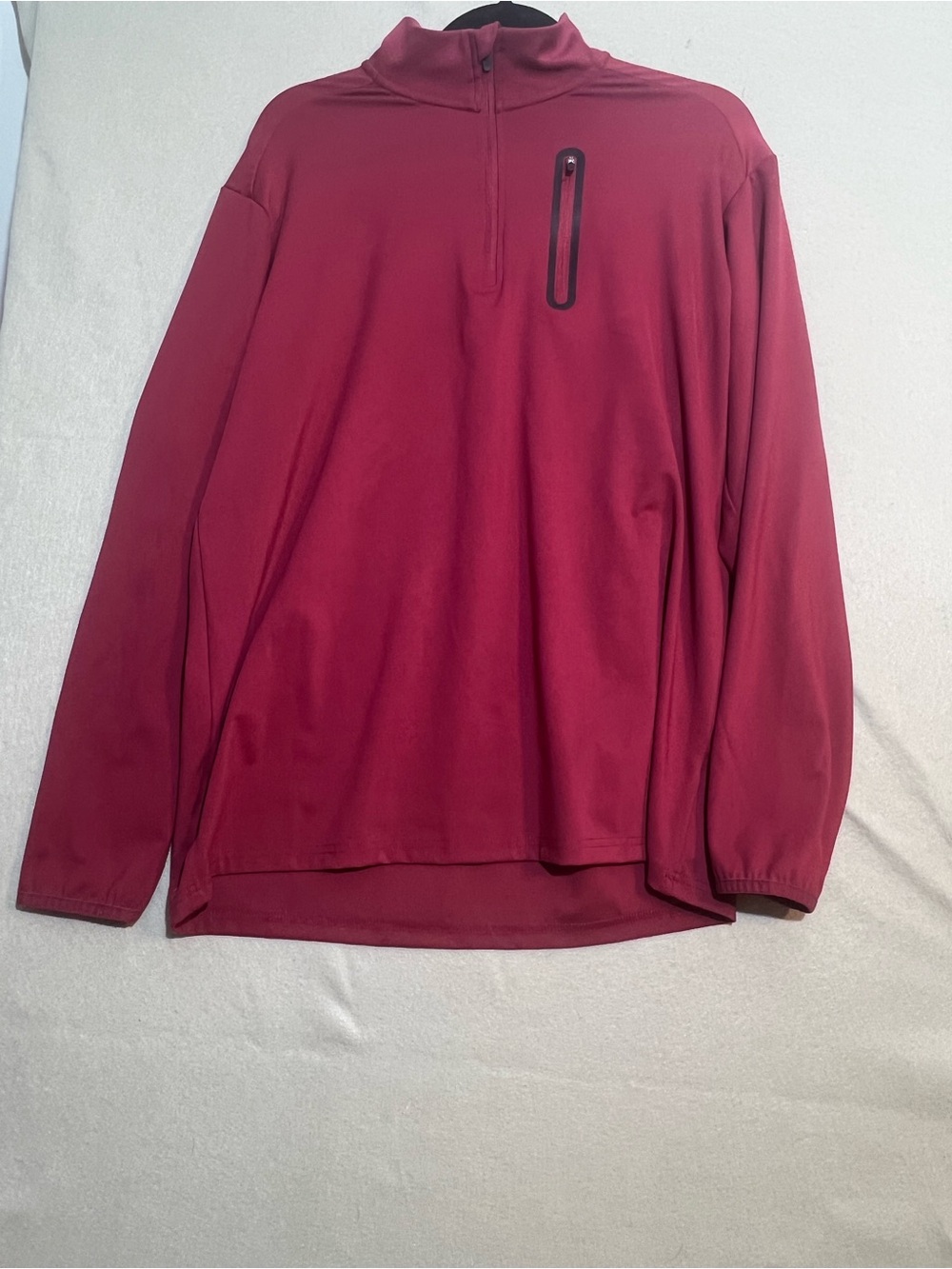 bcg Men's Burgundy Quarter-Zip Pullover